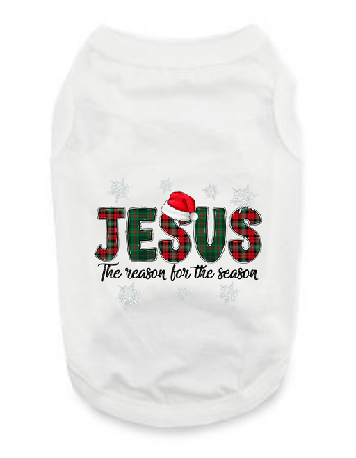 Christmas Funny Dog T-Shirt: Jesus Is The Reason