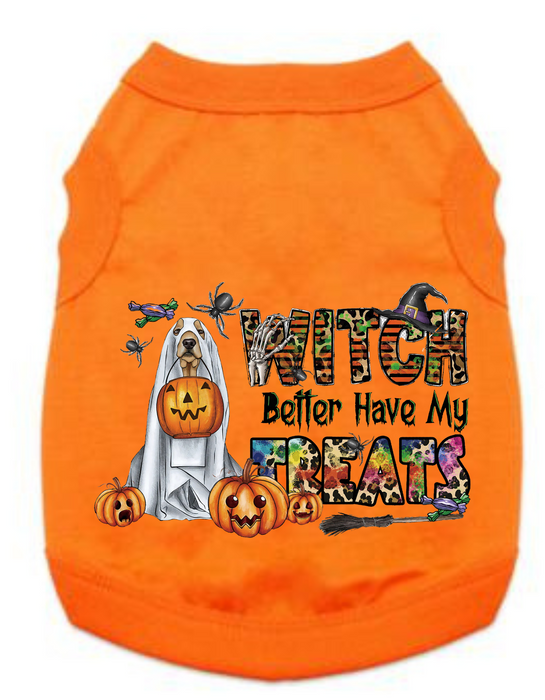 Funny Halloween Tee Shirts- Witch Better Have My Treats