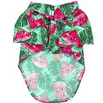 Doggie Design Hawaiian Camp Shirt - Juicy Watermelon