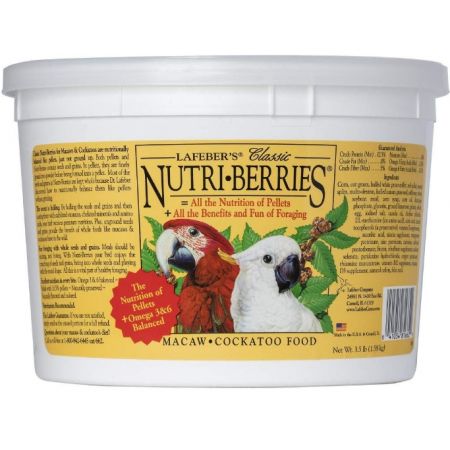 Lafeber Classic Nutri-Berries Macaw & Cockatoo Food - PetStoreNMore