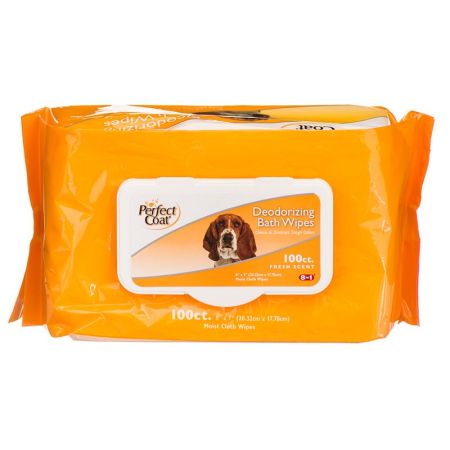 Perfect Deodorizing Bath Wipes for Dogs