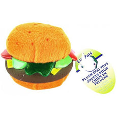 Lil Pals Plush Hamburger Dog Toy