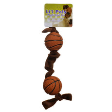 Lil Pals Plush Toys and Tugs Basketball Tug Toy