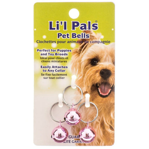 Lil Pals Pet Bells Pink for Puppies and Toy Breed Dogs
