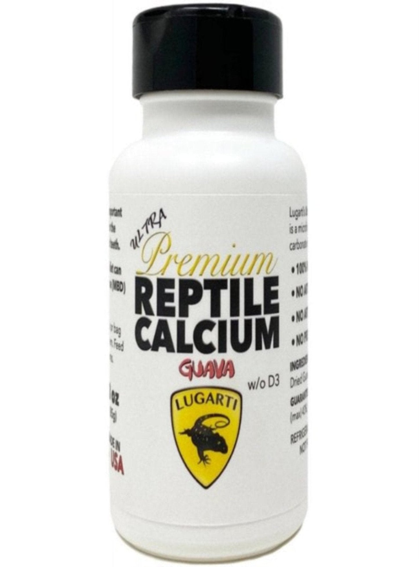 Lugarti Premium Reptile Calcium without D3 Guava Flavor