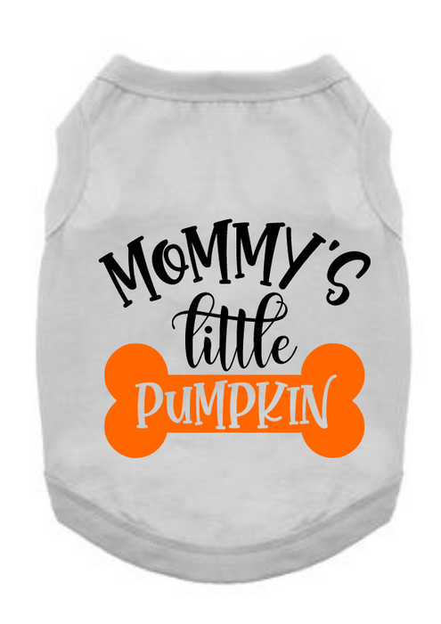 Funny Halloween Tee Shirts- Mommy Little Pumpkin