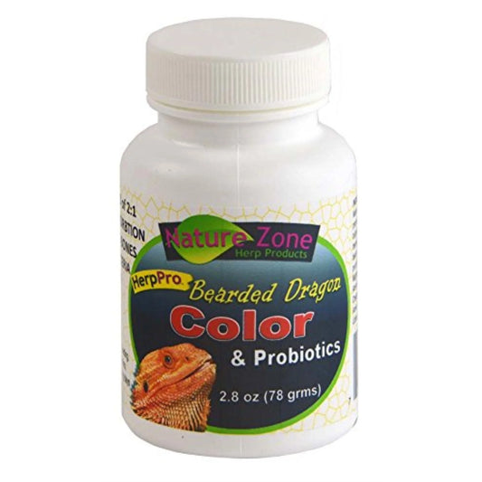 Nature Zone Herp Pro Bearded Dragon Color and Probiotics