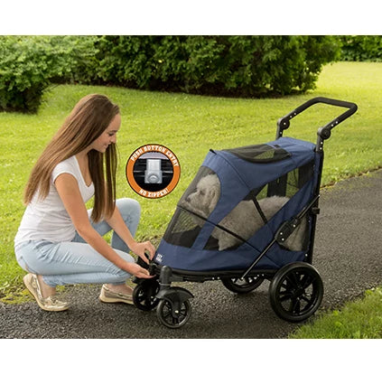 Pet Gear No-Zip Excursion Pet Stroller - PetStoreNMore