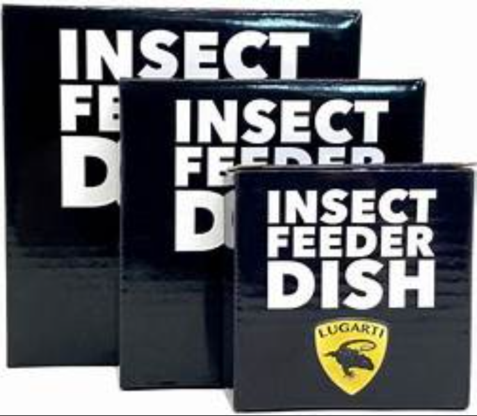 Lugarti Insect Feeder Dish Black 1 -4" diameter dish