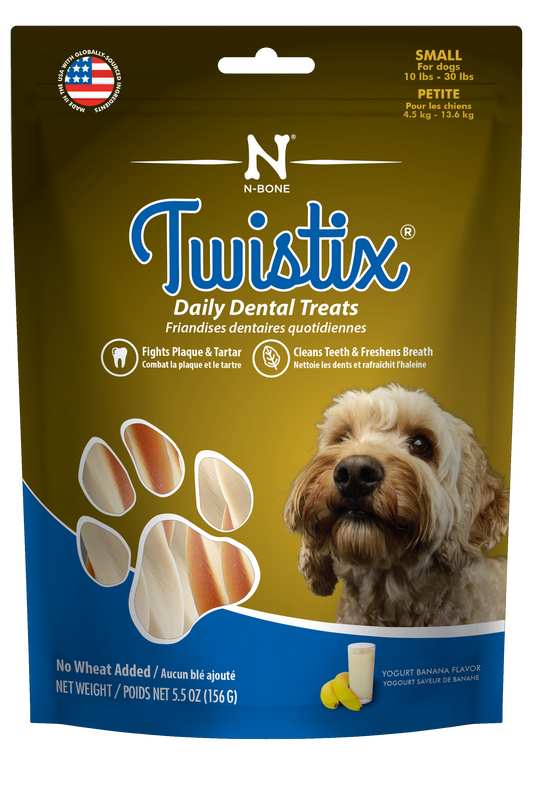 Twistix Dental Treats Dog Yogurt Banana