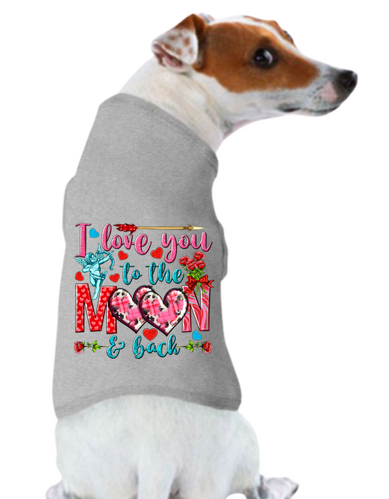 Valentine's Day Funny Shirt: I Love You To The Moon