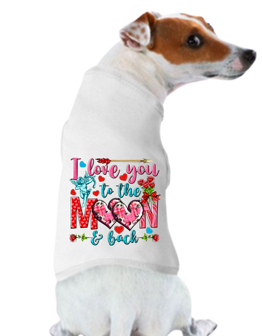 Valentine's Day Funny Shirt: I Love You To The Moon