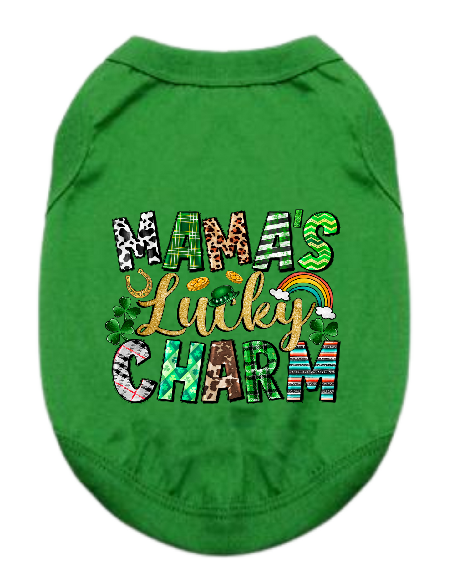 St. Patrick's Day Tee Shirt: Mama's Lucky Charm