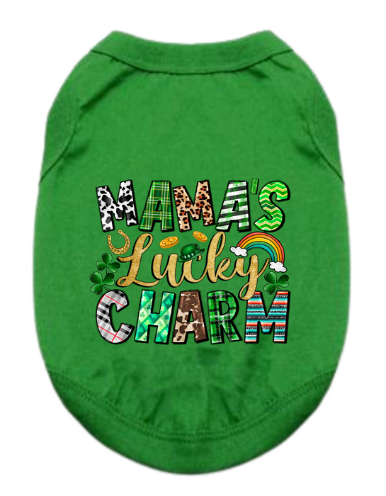St. Patrick's Day Tee Shirt: Mama's Lucky Charm