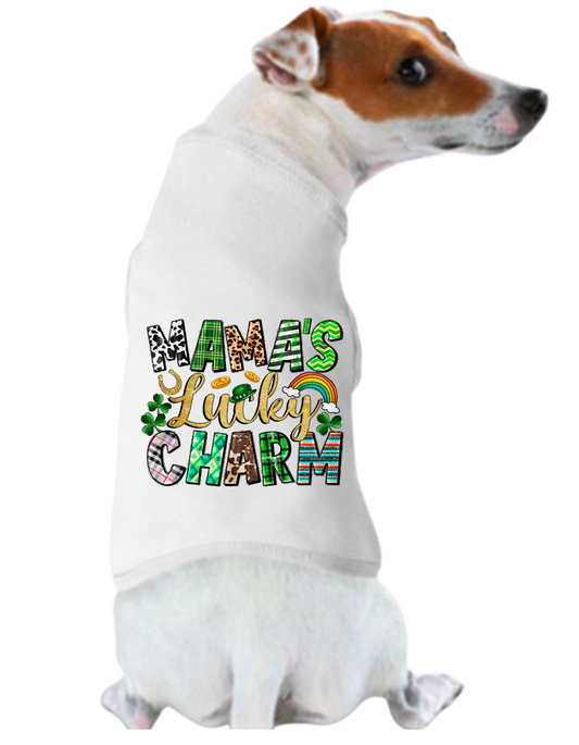 St. Patrick's Day Tee Shirt: Mama's Lucky Charm