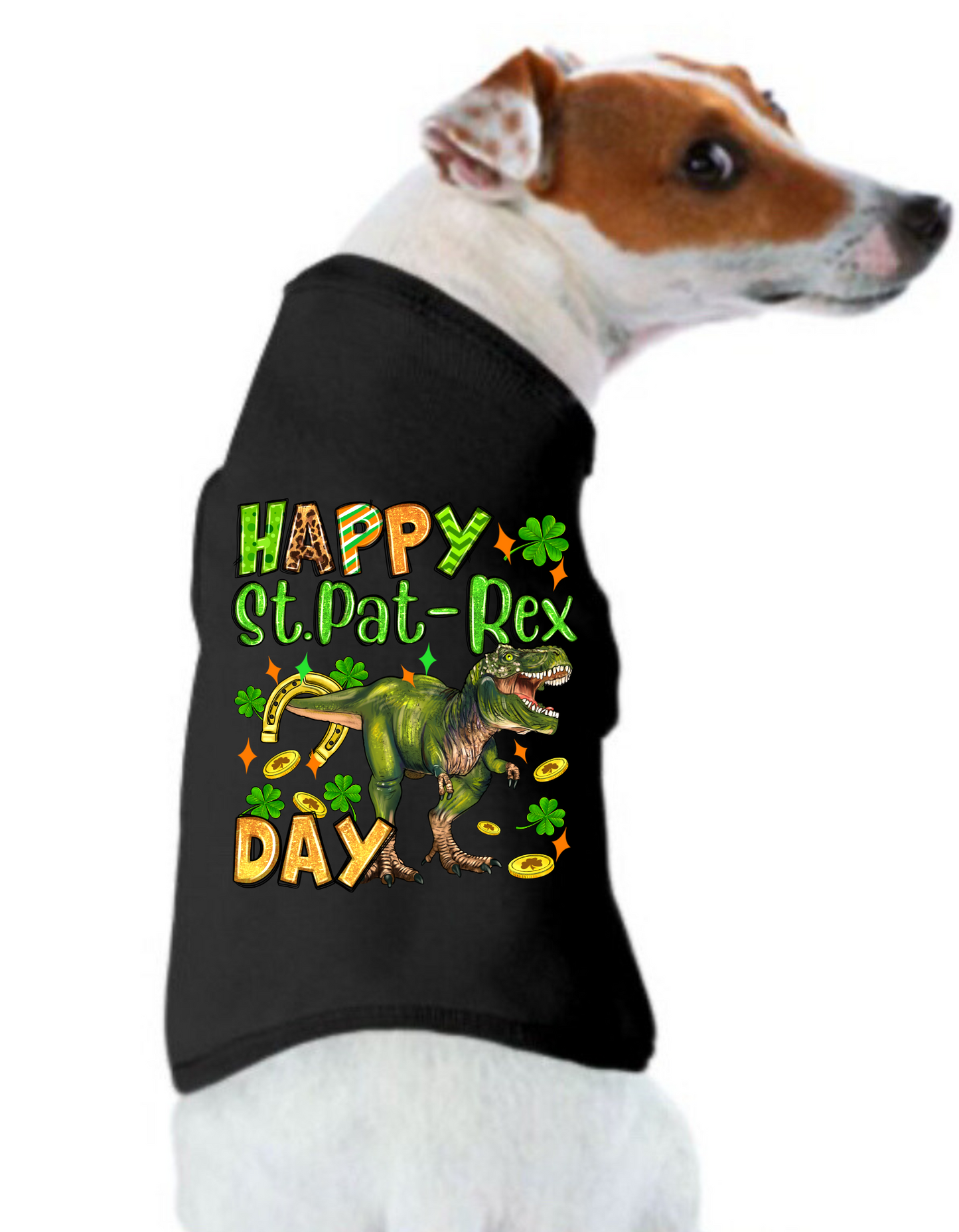 St. Patrick's Day Tee Shirt: Happy St.Pat-Rex