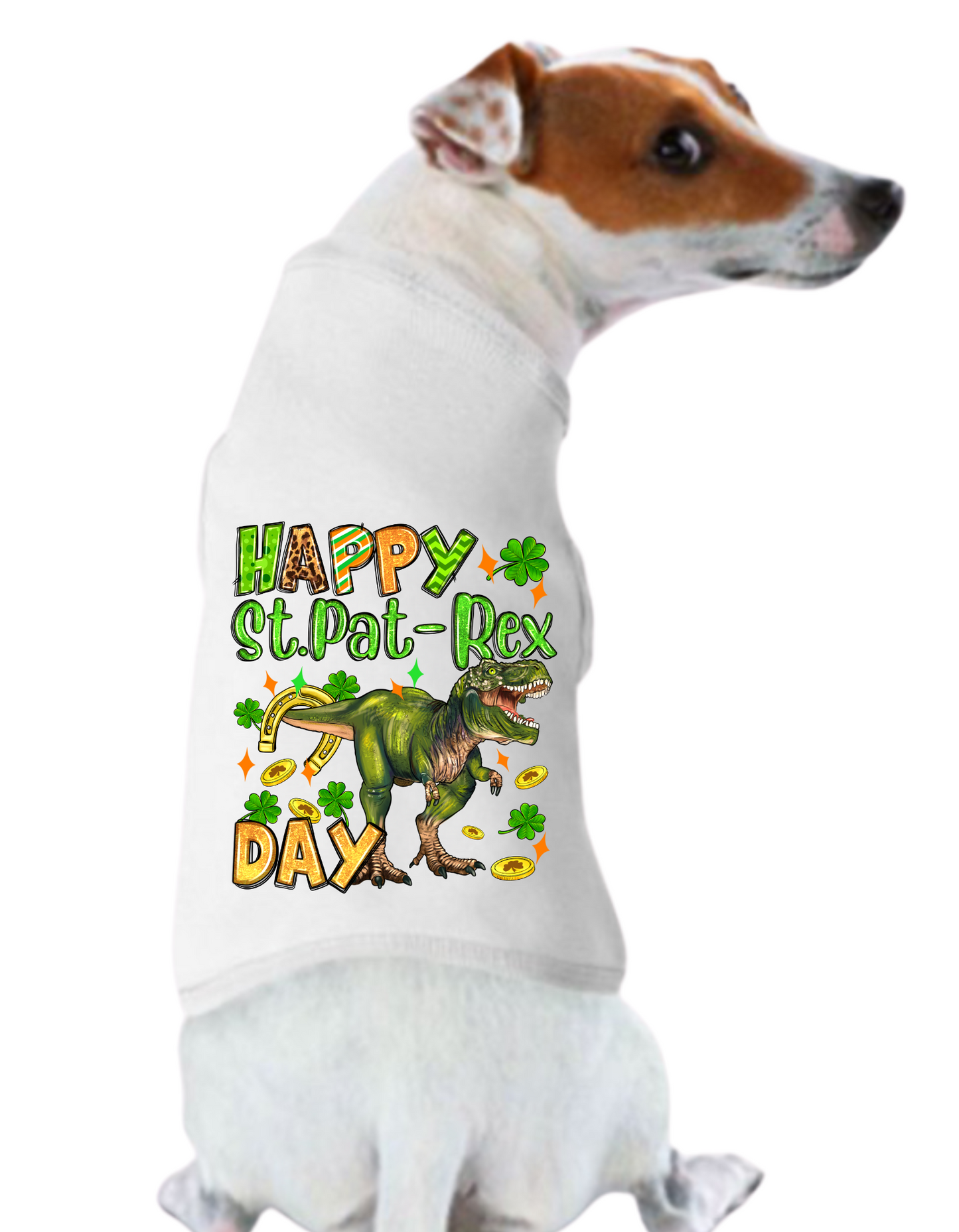 St. Patrick's Day Tee Shirt: Happy St.Pat-Rex