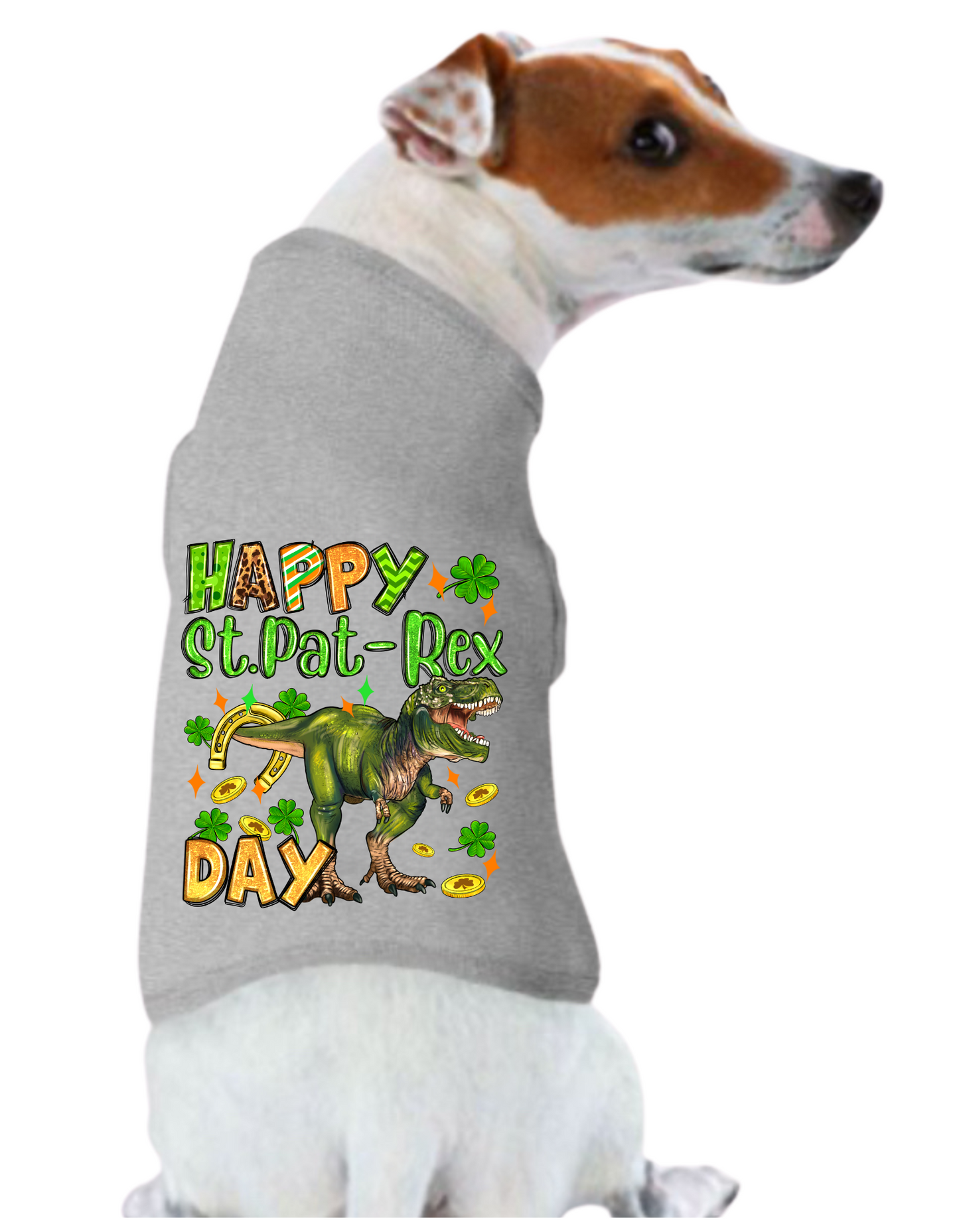 St. Patrick's Day Tee Shirt: Happy St.Pat-Rex