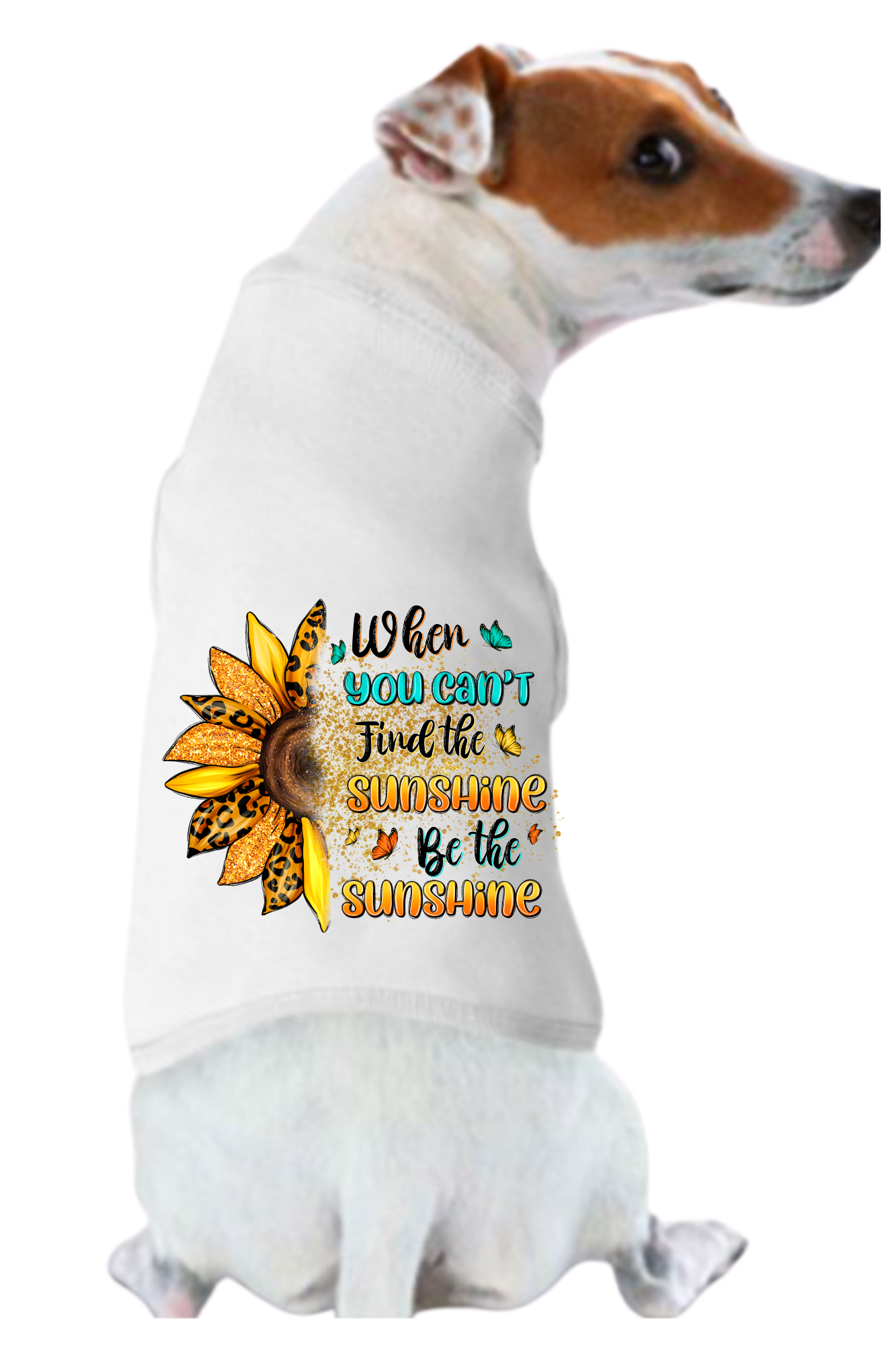 Funny Graphic Dog T- Shirt: Be The Sunshine