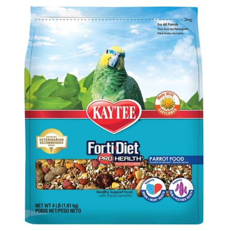 Kaytee Forti-Diet Pro Health Parrot Food with Safflower