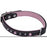 CircleT Fashion Leather Jewel Collar Pink
