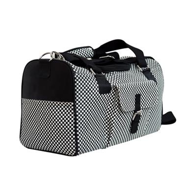Quilted Luxe JL Duffel Bag, Designer Dog Bag, Petote Dog Bag, Dog