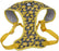 Ribbon Designer Wrap Adjustable Dog Harness, Yellow Buttercup