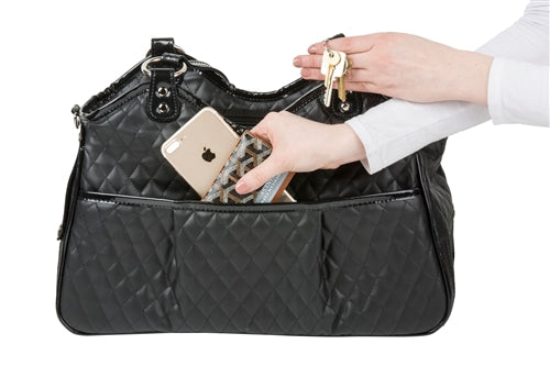 Petote Metro Black Quilted Luxe Metro