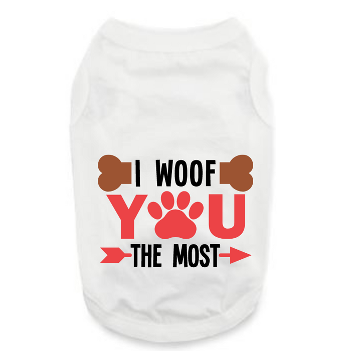 Valentine's Day Funny Shirt: I Woof You
