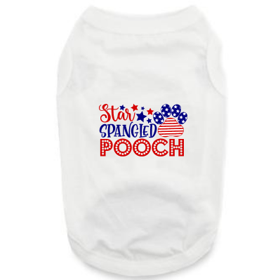 Patriotic Attire: Star Spangle Pooch