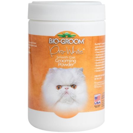 Bio Groom Pro-White Smooth Grooming Powder for Cats