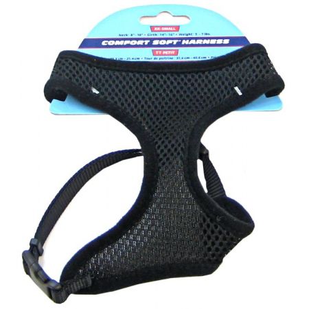 Coastal Pet Comfort Soft Adjustable Dog Harness - Black - PetStoreNMore