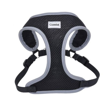 Coastal Pet Comfort Soft Reflective Wrap Adjustable Dog Harness - Black - PetStoreNMore