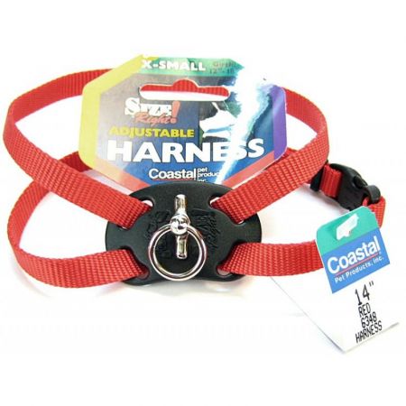 Coastal Pet Size Right Nylon Adjustable Dog Harness - Red - PetStoreNMore