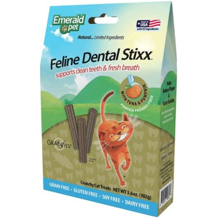 Emerald Pet Feline Dental Stixx Tuna and Pumpkin Recipe