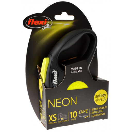 Flexi New Neon Retractable Tape Leash - PetStoreNMore