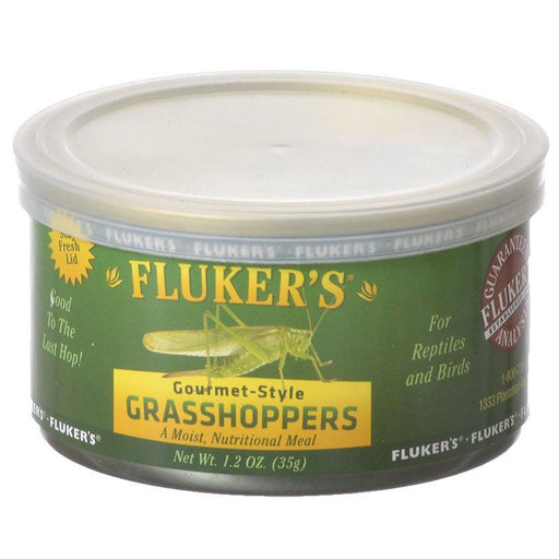 Flukers Gourmet Style Canned Grasshoppers - PetStoreNMore