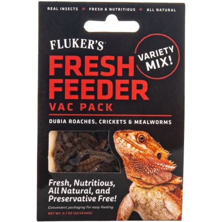 Flukers Variety Mix Fresh Feeder Vac Pack