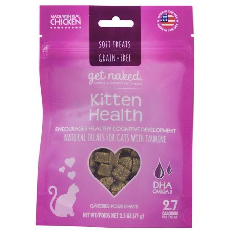 Get Naked Kitten Health Soft Natural Cat Treats 2.5 oz