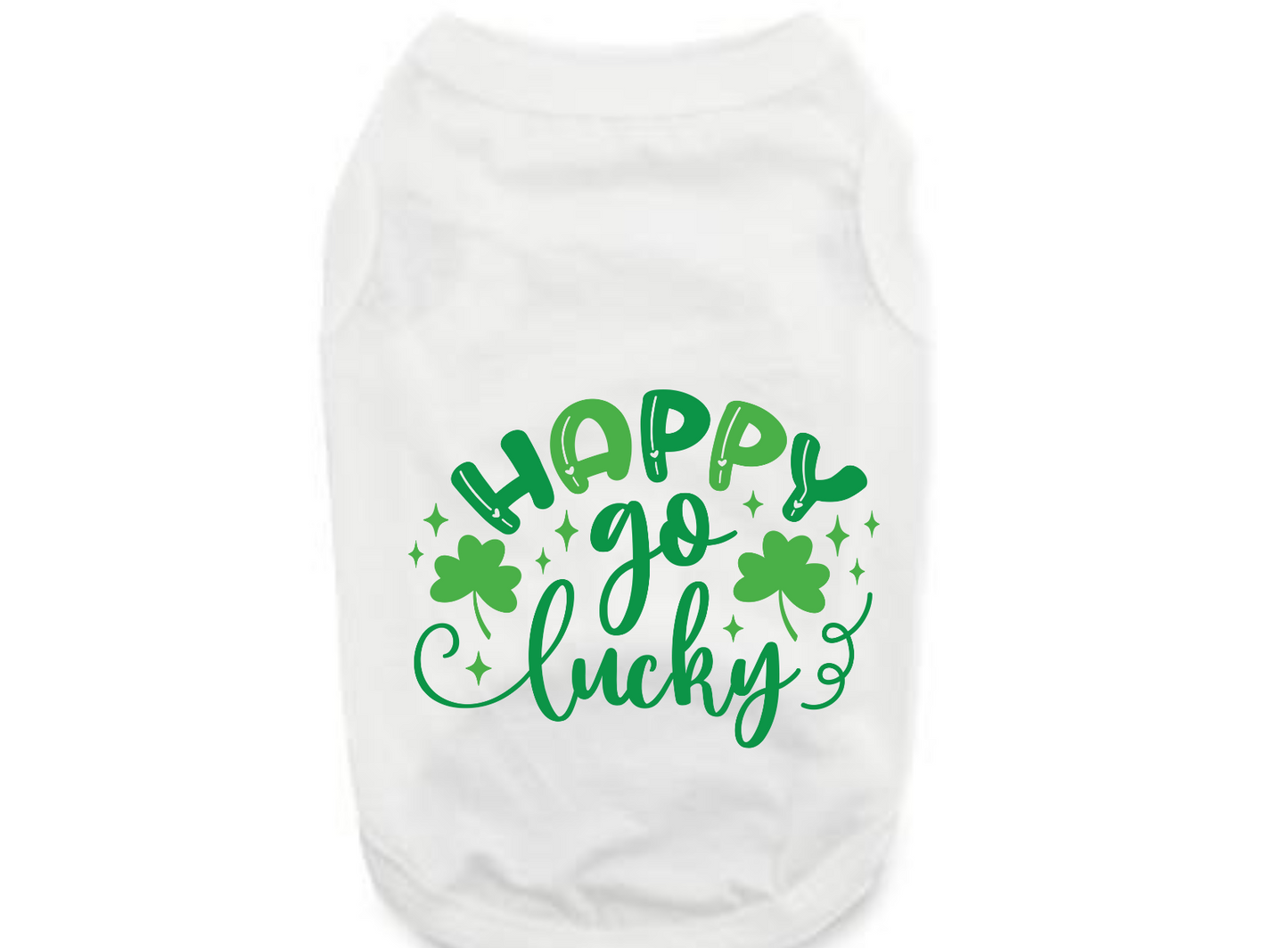 St. Patrick's Day Tee Shirt: Happy Go Lucky