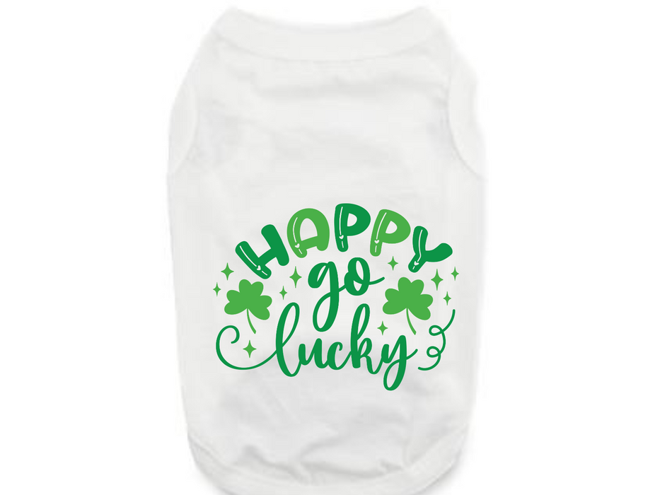 St. Patrick's Day Tee Shirt: Happy Go Lucky