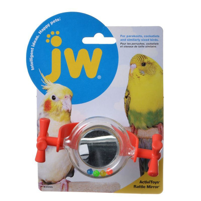 JW Insight Rattle Mirror Bird Toy - PetStoreNMore