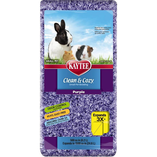 Kaytee Clean & Cozy Small Pet Bedding - Purple 24.6 liters