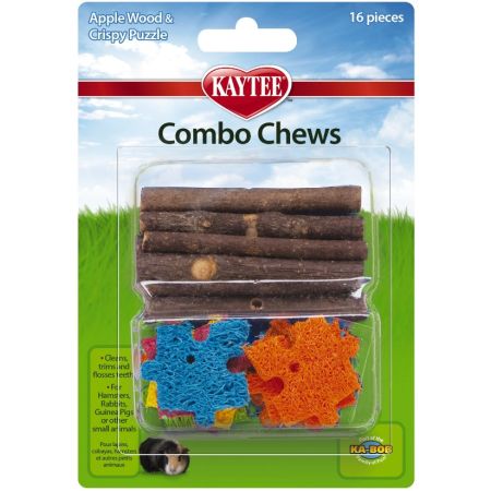 Kaytee Combo Chews Apple Wood & Crispy Puzzle