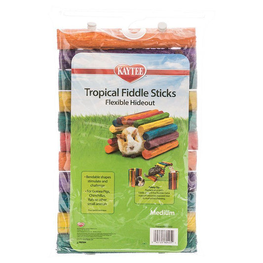 Kaytee Tropical Fiddle Sticks Flexible Hide Out