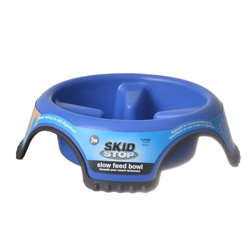 JW Pet Skid Stop Slow Feed Bowl - PetStoreNMore