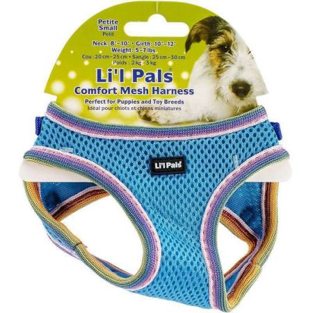 Li'l Pals Comfort Mesh Dog Harness Blue Lagoon - PetStoreNMore