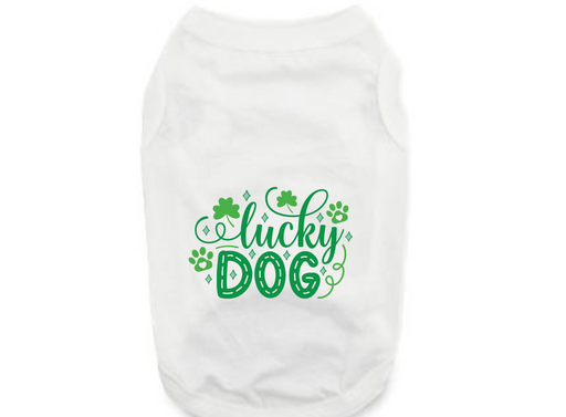 St. Patrick's Day Tee Shirt: Lucky Dog