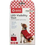 Penn-Plax American Red Cross Light Up Safety Visibility Vest - PetStoreNMore