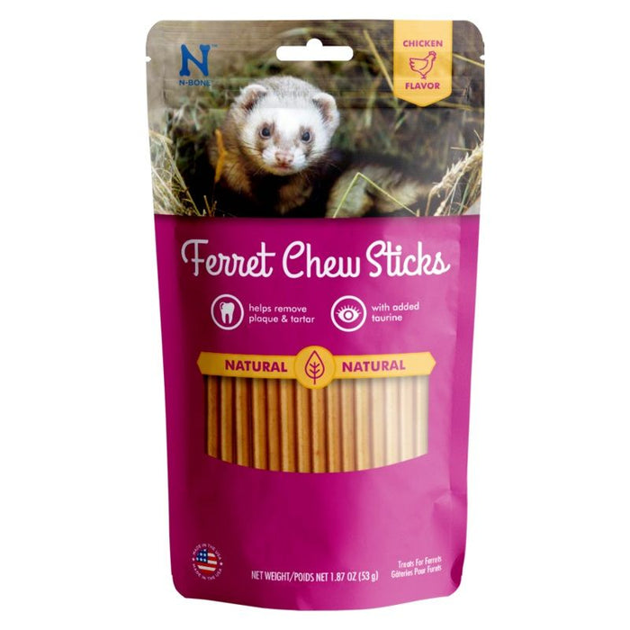 N-Bone Ferret Chew Sticks Chicken Flavor 1.87 oz